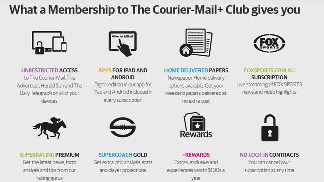 Become a member of The Courier-Mail and reap the benefits.