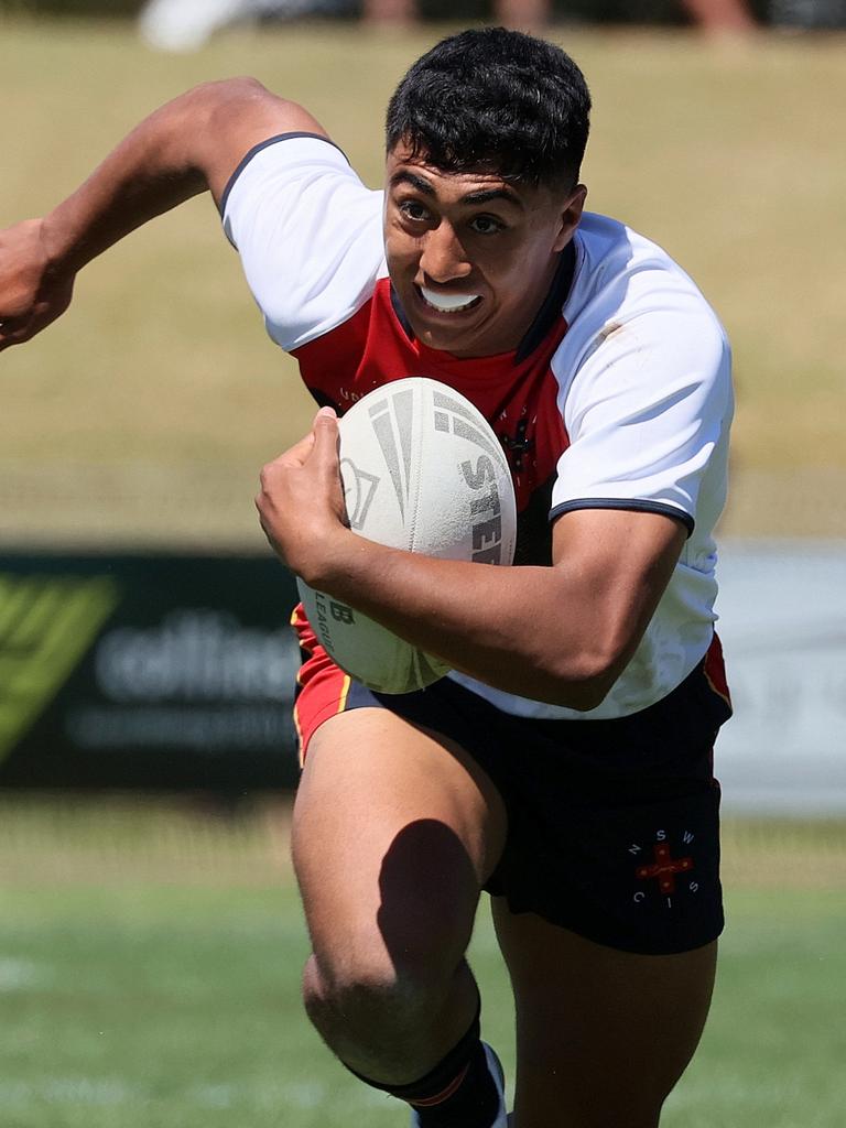 Ashton Large during the ASSRL Under-15 Boys Nationals at Port Macquarie. Picture: Darrell Nash / nashyspix.com