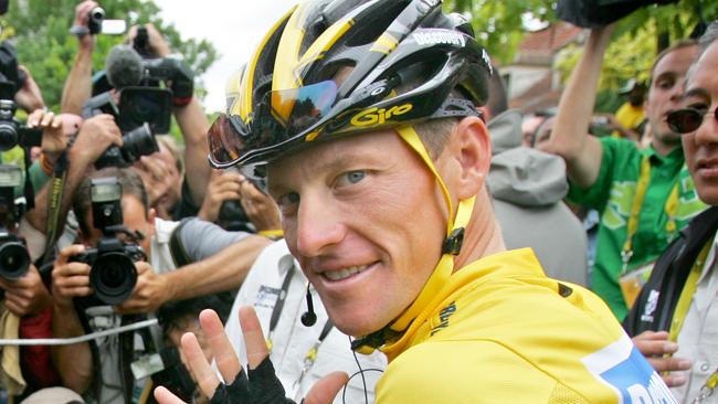 Armstrong was the centre of attention in an unprecedented run of Tour de France success.