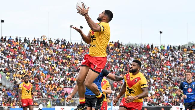 Fiji beat Papua New Guinea during their Pacific Bowl clash in Port Moresby. Credit: NRL Images.