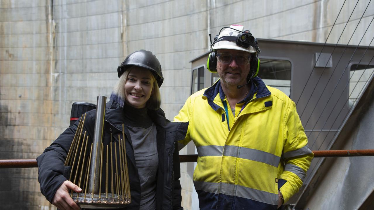 Artist and musician Hannah Foley who performed in the Gordon Dam and will have her work shown as part of Dark Mofo.