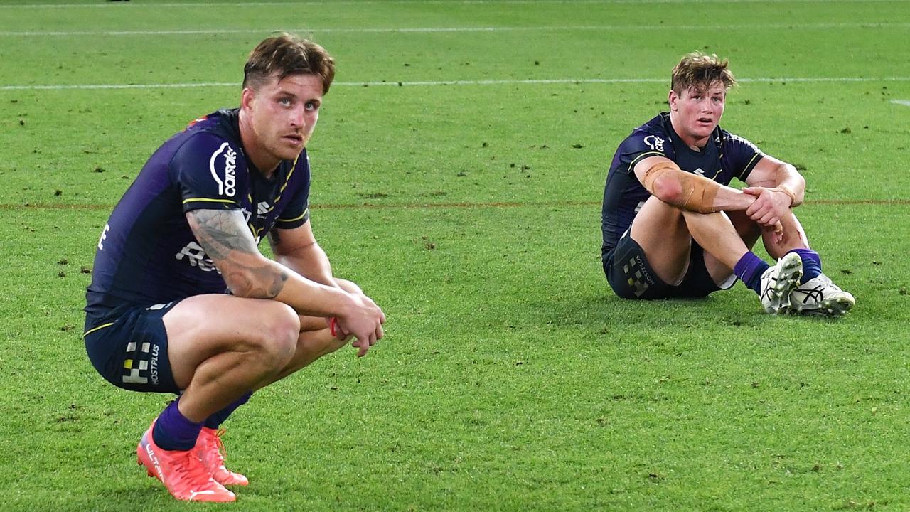 Cameron Munster (L) has revealed how deep problem his drinking and gambling had become. Picture: Bradley Kanaris/Getty Images