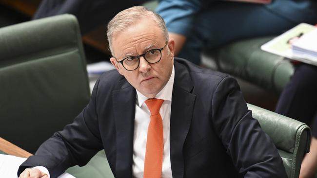 Anthony Albanese’s government’s mishandling of Brittany Higgins’s claim could cost taxpayers even more than the $2.44m paid to the former Liberal staffer. Picture: NewsWire/Martin Ollman