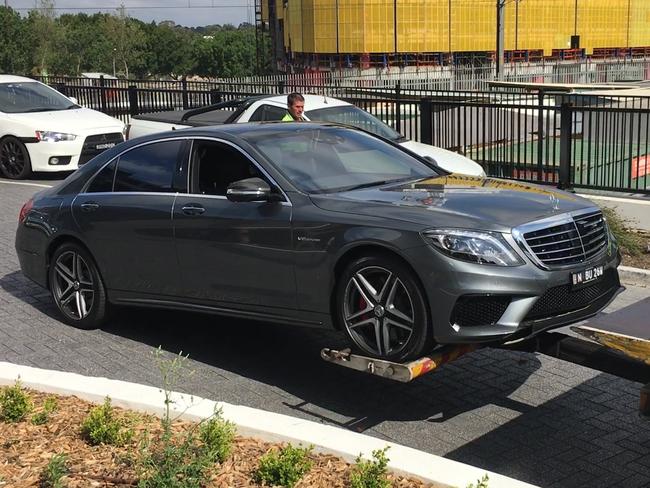 This Mercedes was also seized by police as part of the operation. Picture: Supplied