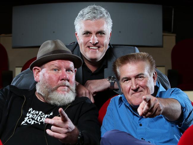 Mick Meredith, Darren Sanders and Gary Who toured a show called Grumpy Old Comedians several years ago. Picture: Richard Dobson