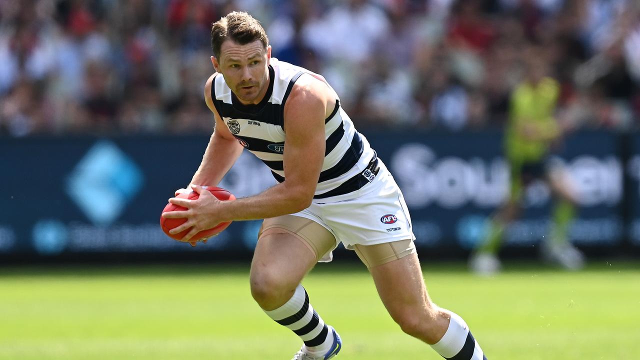 Patrick Dangerfield was back to his scintillating best against Essendon in round 1. Picture: Getty Images