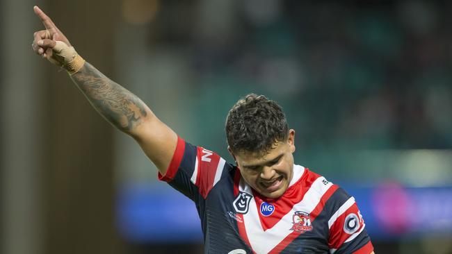 Latrell Mitchell reckons he can improve, which is a scary thought for his rivals. Picture: AAP