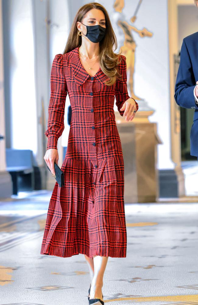 Catherine, Duchess of Cambridge photographed during her visit at The V &amp; A gallery on May 19, 2021 in London, England. Picture: Jonathan Buckmaster – WPA Pool/Getty Images