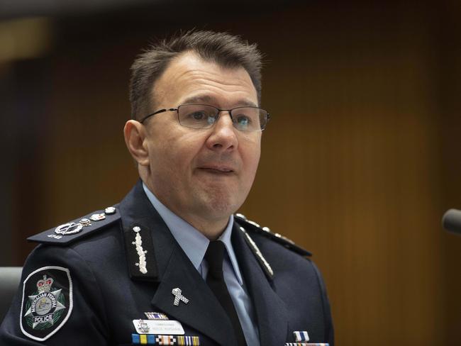 AFP Commissioner Reece Kershaw.