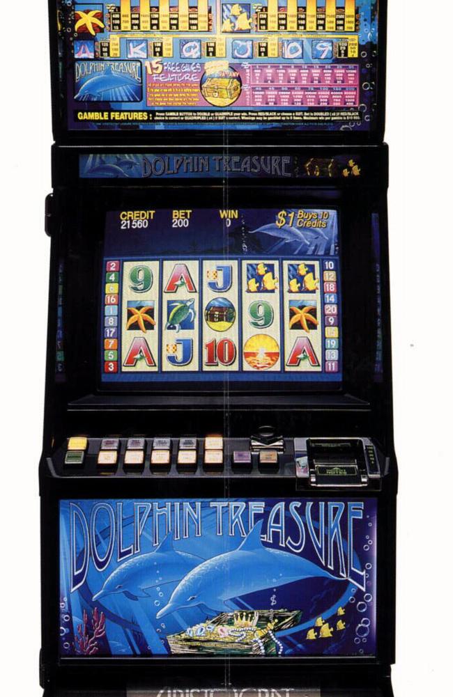 Dolphin Treasure poker machine is under the microscope for features described as ‘deceptive’ and ‘feeding addiction’.