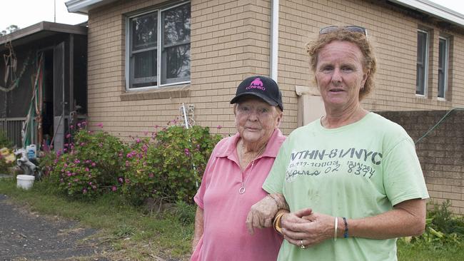 Neighbour ... Joan Peever, and daughter Cindy Eastwood.