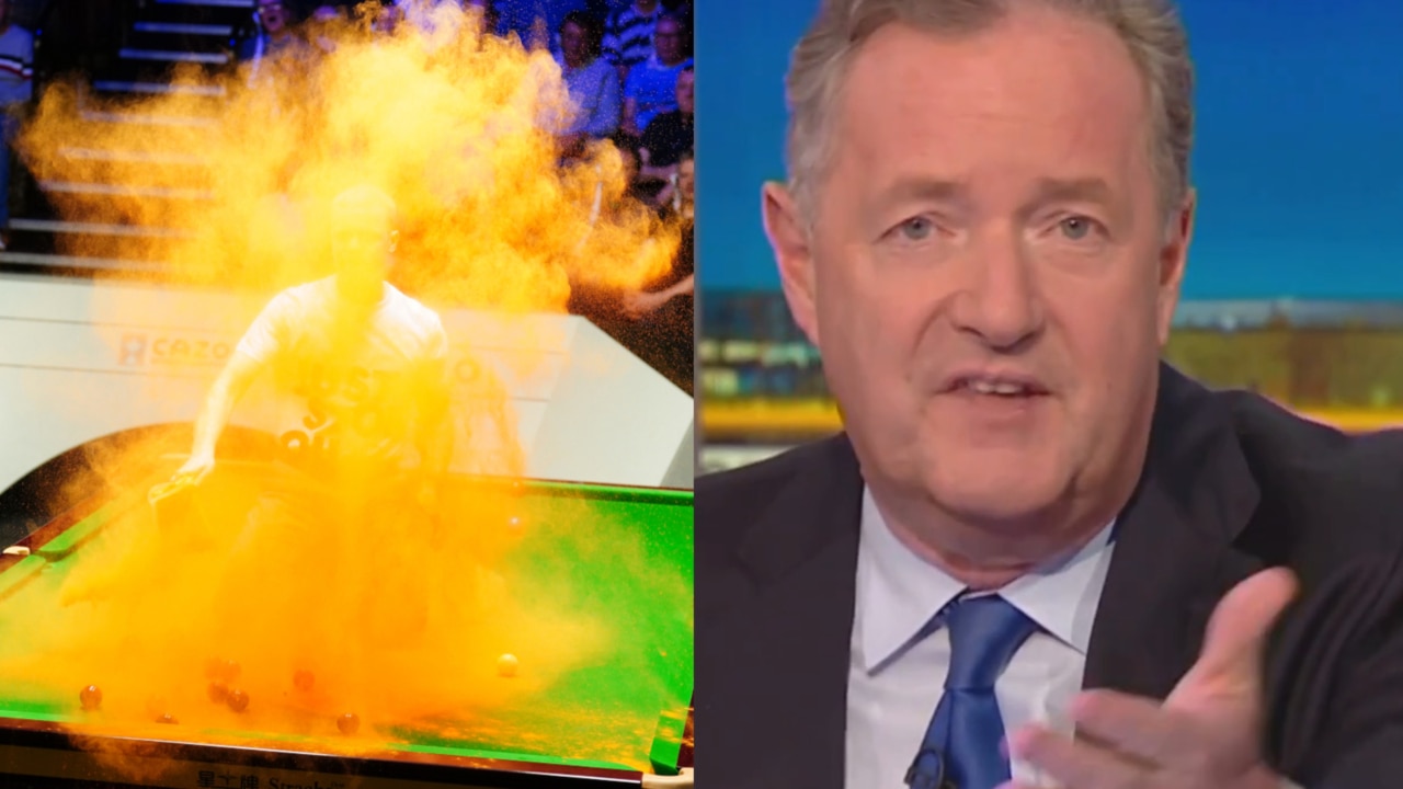 Piers Morgan slams 'complete and utter imbecile' protester