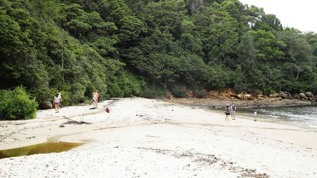 The group gathered at Whiting Beach on Saturday.