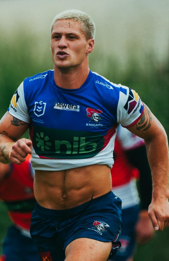 Kalyn Ponga has worked hard in the off-season as he eyes an elusive premiership. Picture: Newcastle Knights.