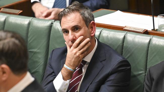 Voters aren’t buying Federal Treasurer Jim Chalmers’ sweet dose of handouts. Picture: NewsWire / Martin Ollman