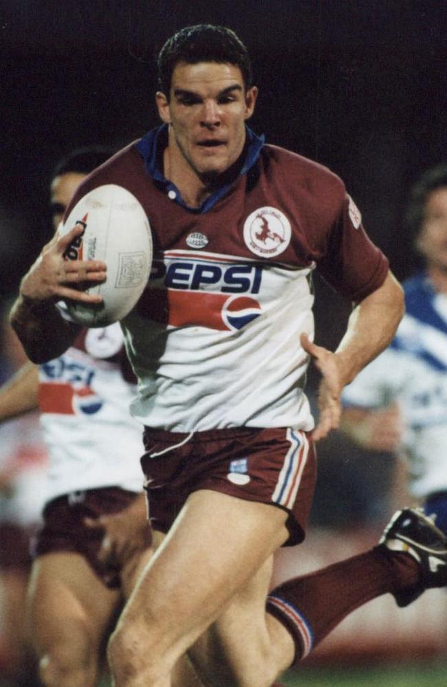 Roberts came out as gay while playing for the Manly Sea Eagles.