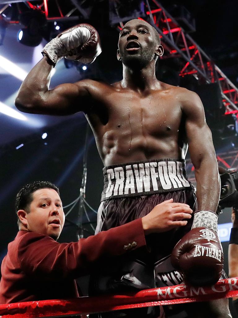 Crawford has a record of 39-0. Picture: Steve Marcus/Getty Images