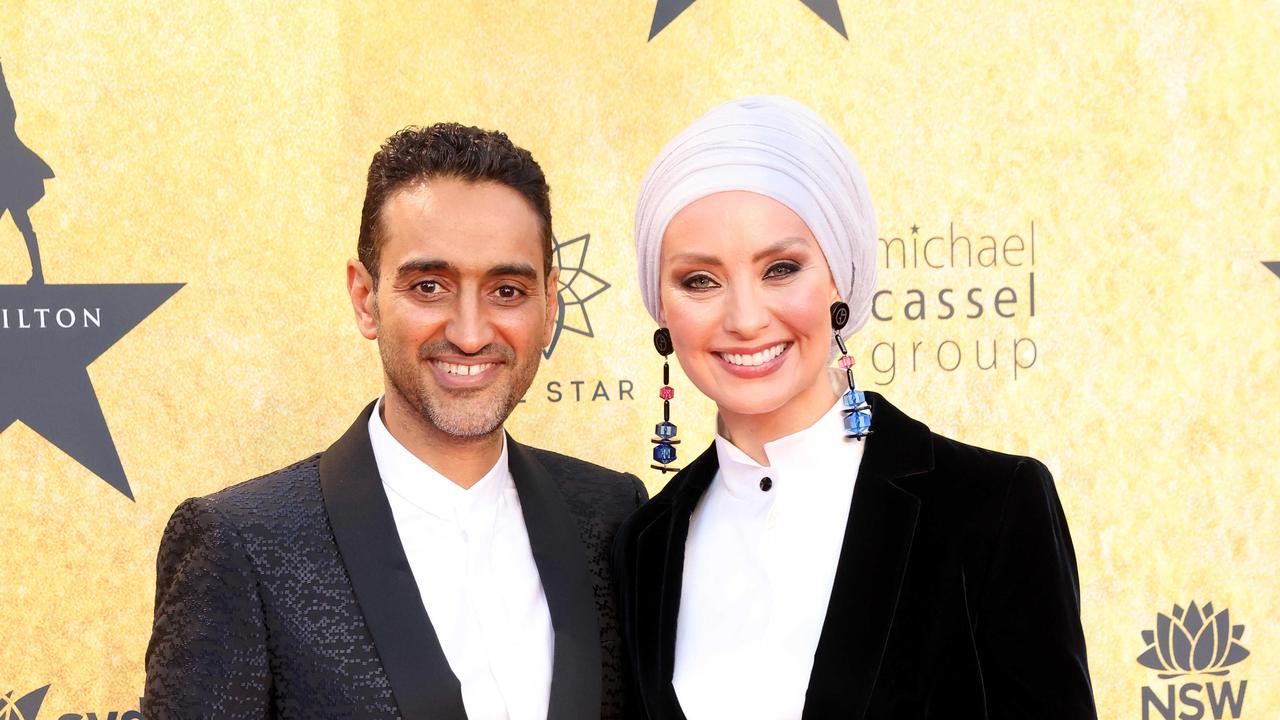 Waleed Aly and Susan Carland. Picture: Damian Shaw