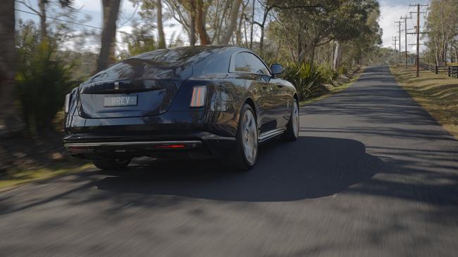 The 2024 Rolls-Royce Spectre starts from about $770,000, but the model featured with all options is $1,050,000 plus on-roads.