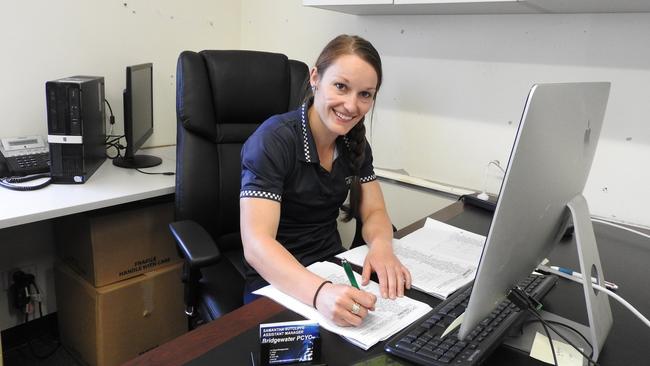 Bridgewater PCYC assistant manager Samantha Sutcliffe (nee Andrews). Picture: Facebook/ Tasmania Police