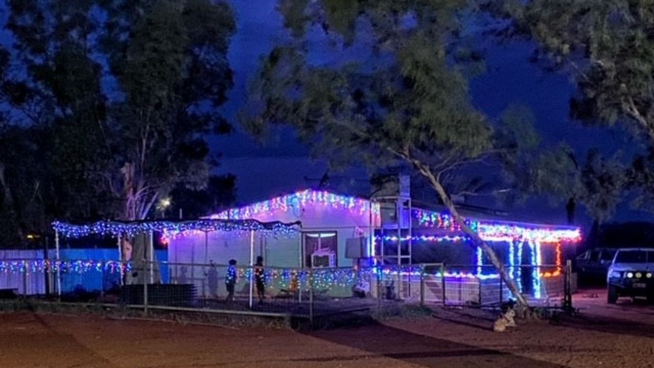 One of the participating homes in Finke. Picture: Supplied