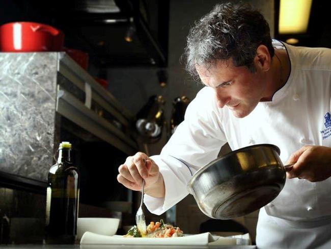 Pino Lavarra, Chef Of Tosca Restaurant At The Ritz Carlton Hong Kong.