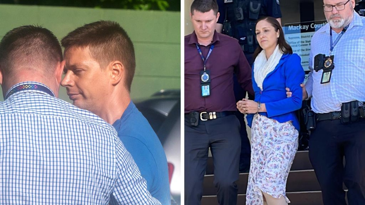 A husband and wife charged with their two-year-old daughter’s alleged murder have both had their court battles delayed after the latter was re-arrested in a “pseudolegal” outburst, a Queensland court has heard.