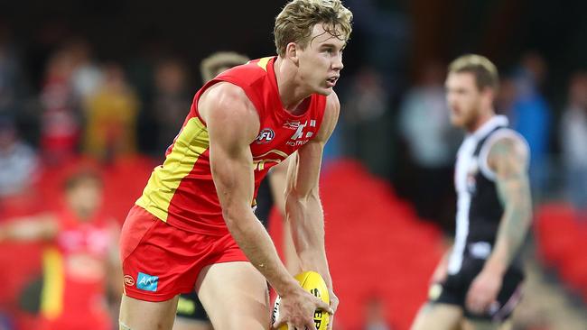 Tom Lynch fired despite his team’s loss to St Kilda. Pic: Getty Images