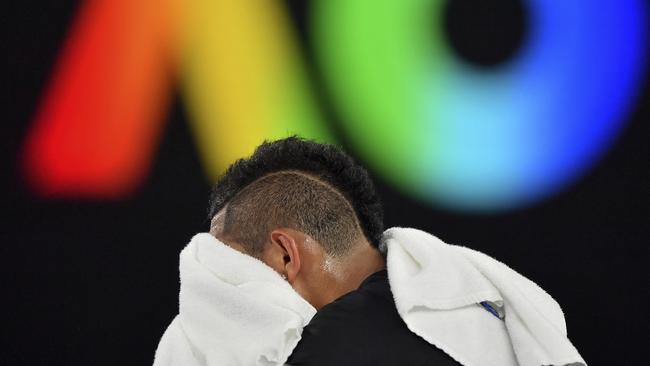 Nick Kyrgios lost his fourth round match to Grigor Dimitrov, but gained fans in the process. (AP Photo/Andy Brownbill)