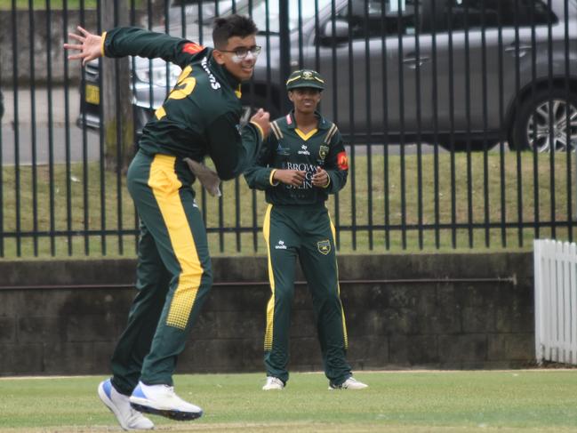 Junaid Mansoor throws one down. Picture: Sean Teuma