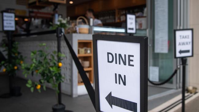 Dining in at hospitality venues in NSW requires customers to sign in.