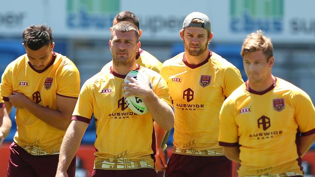 The 2020 Maroons are a huge step down in class from the team that wore the jersey a decade ago. Picture: Chris Hyde/Getty Images