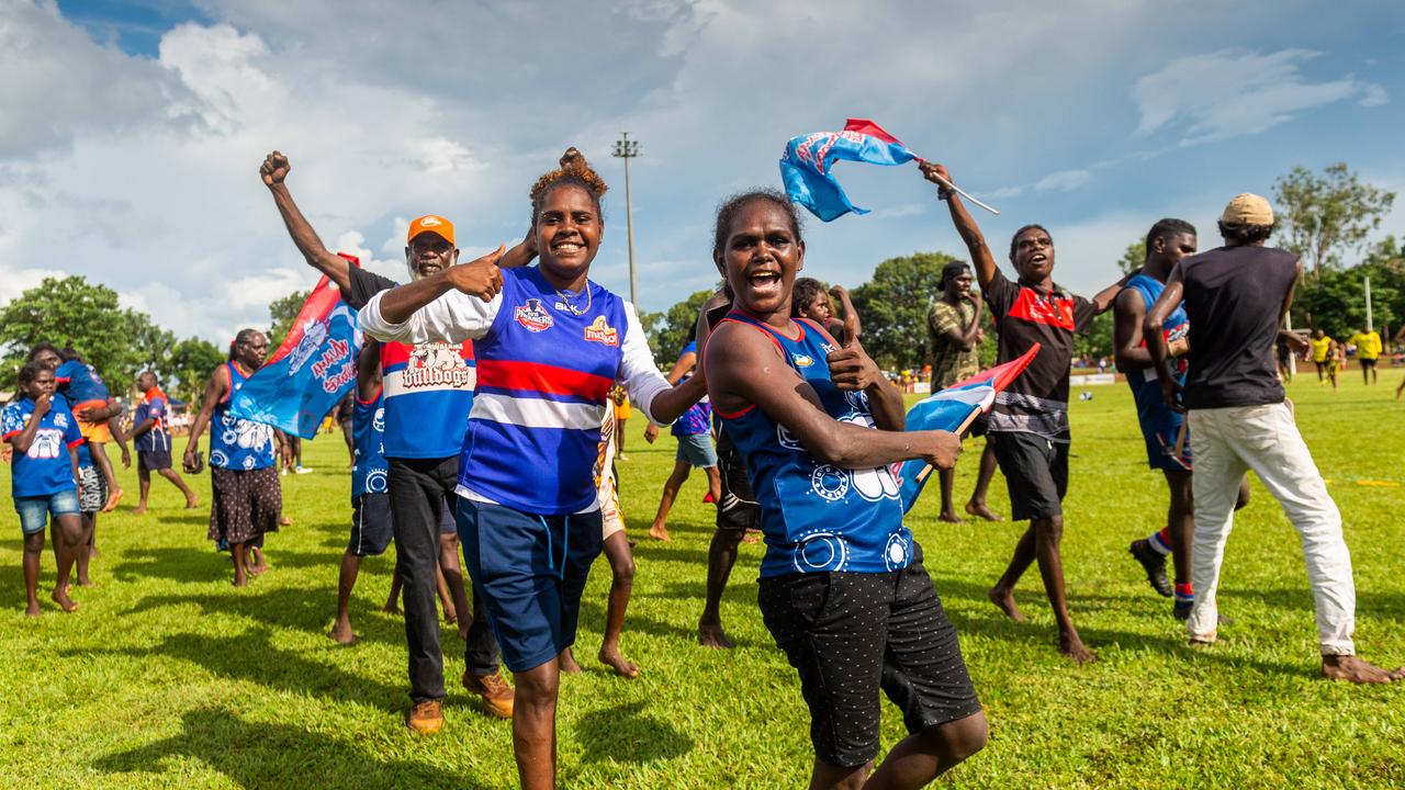 The Tiwi Islands 2020-2021 Grand Final. The Imalu Tigers take on the Walama Bulldogs on Bathurst Island. Photograph: Che Chorley