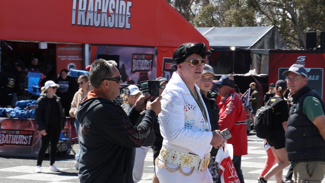 Elvis made an appearance trackside. Picture: NewsWire / Damian Shaw