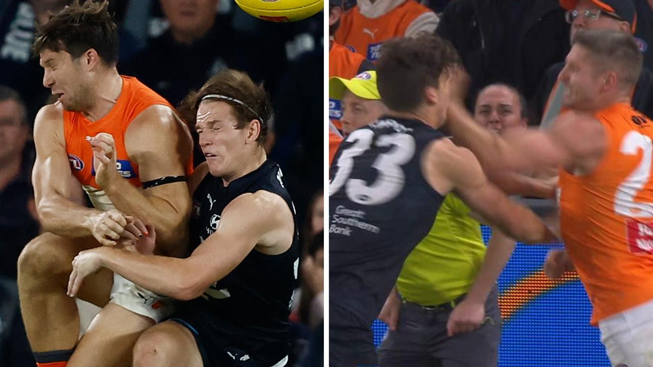 Toby Greene and Jesse Hogan both fought one-match bans at the Tribunal.