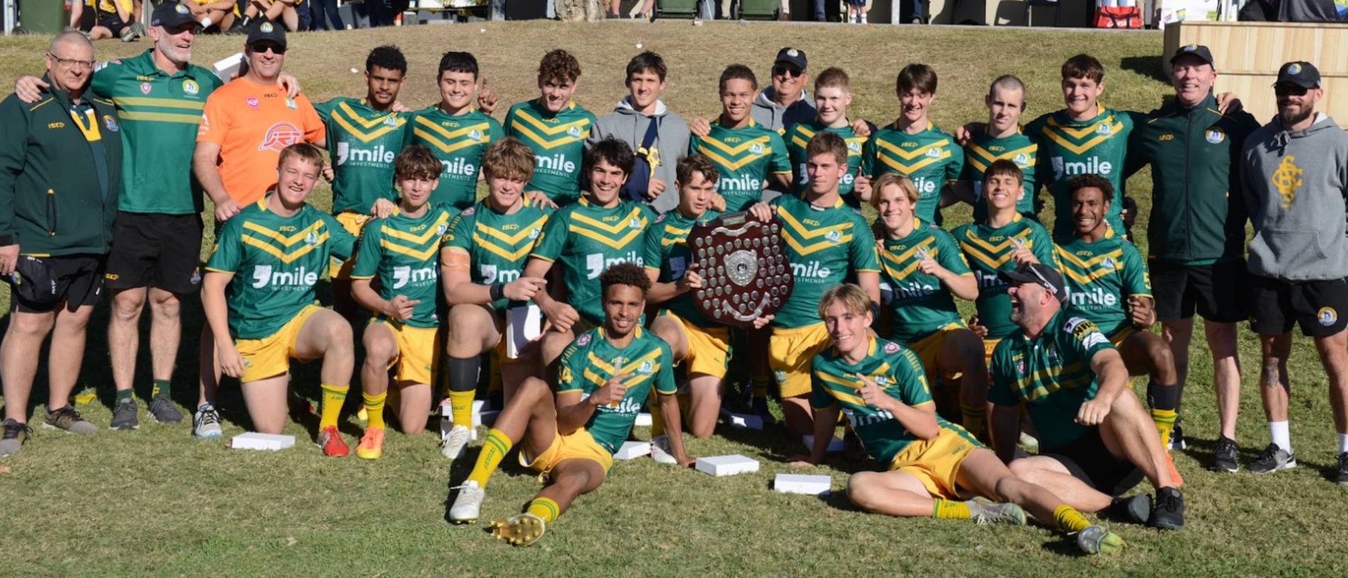 St Brendan's College, Yeppoon, has won a record 14 Confraternity Shields, their last being in 2023.