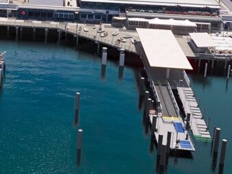 An artist's impression of the proposed refurbished Wharf 3 at Manly.