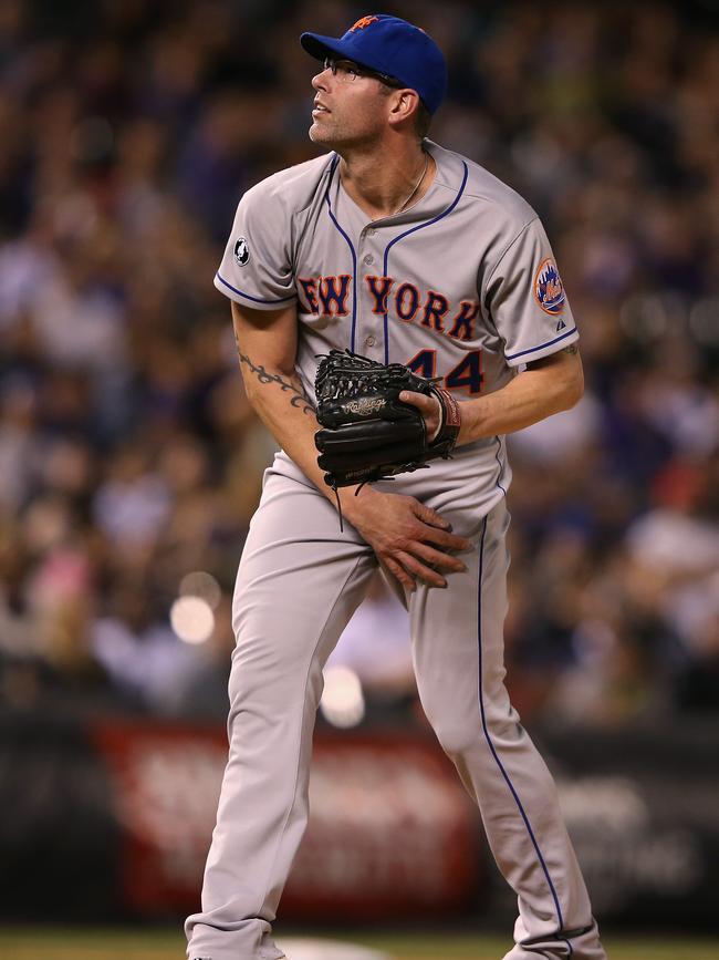 Kyle Farnsworth back in his playing days. (Photo by Doug Pensinger/Getty Images)