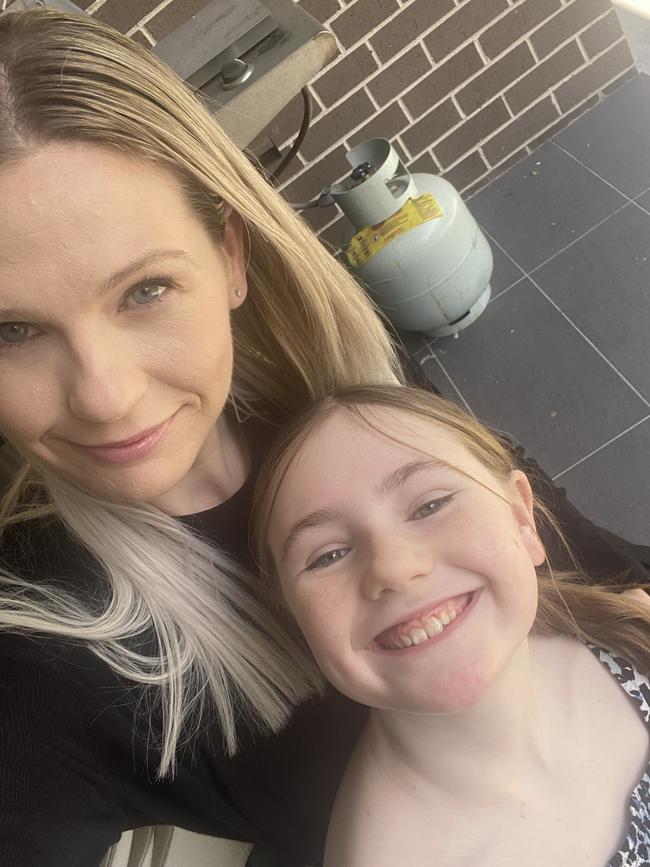 Charlotte O'Brien with her mum Kelly. Charlotte was a Year 7 student at Santa Sabina College in Strathfield, Inner-West Sydney, who tragically died by suicide on September 9 2024. Picture supplied by her family.