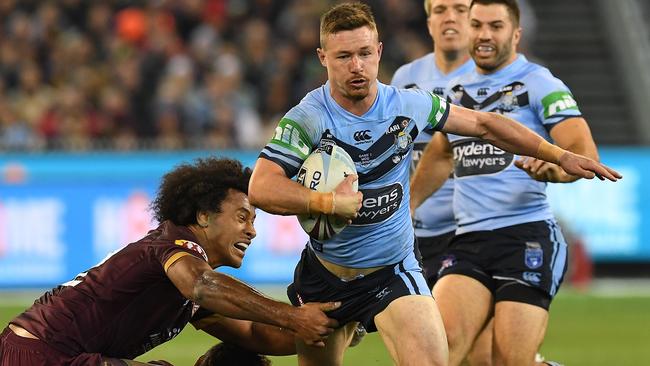 Damien Cook in action in game one. Picture: AAP