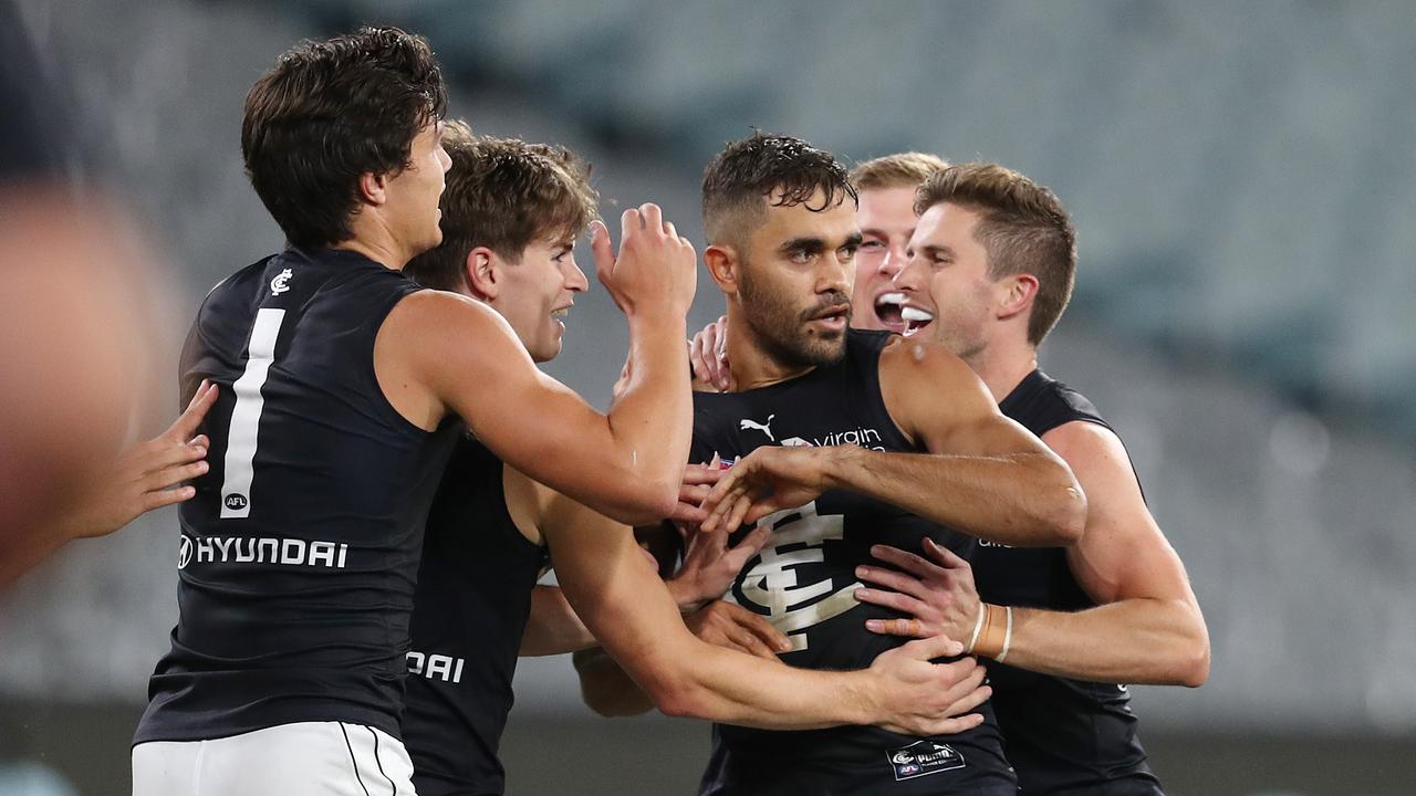 Jack Martin impressed in his first game for the Blues. Picture: Michael Klein