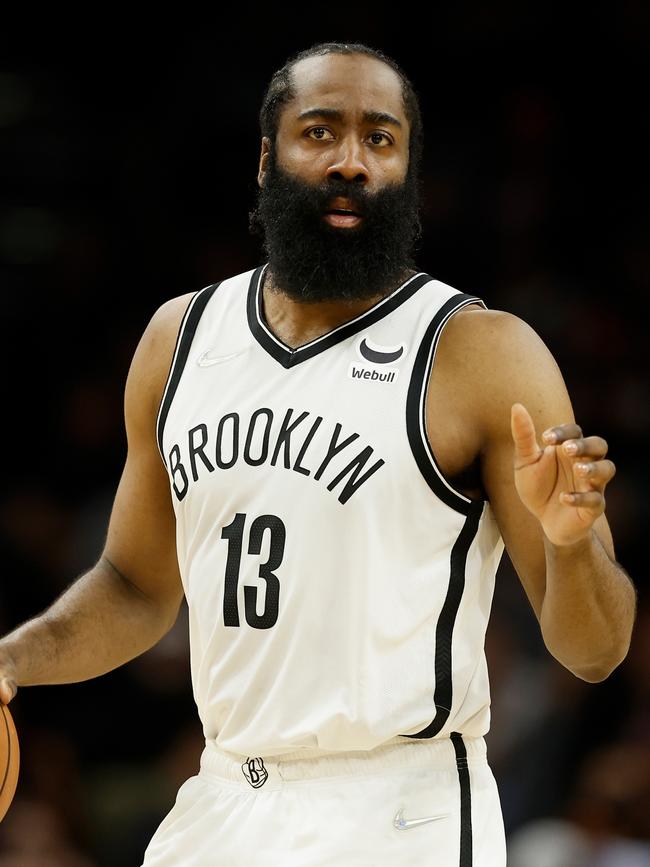 James Harden isn’t going anywhere. (Photo by Christian Petersen/Getty Images)