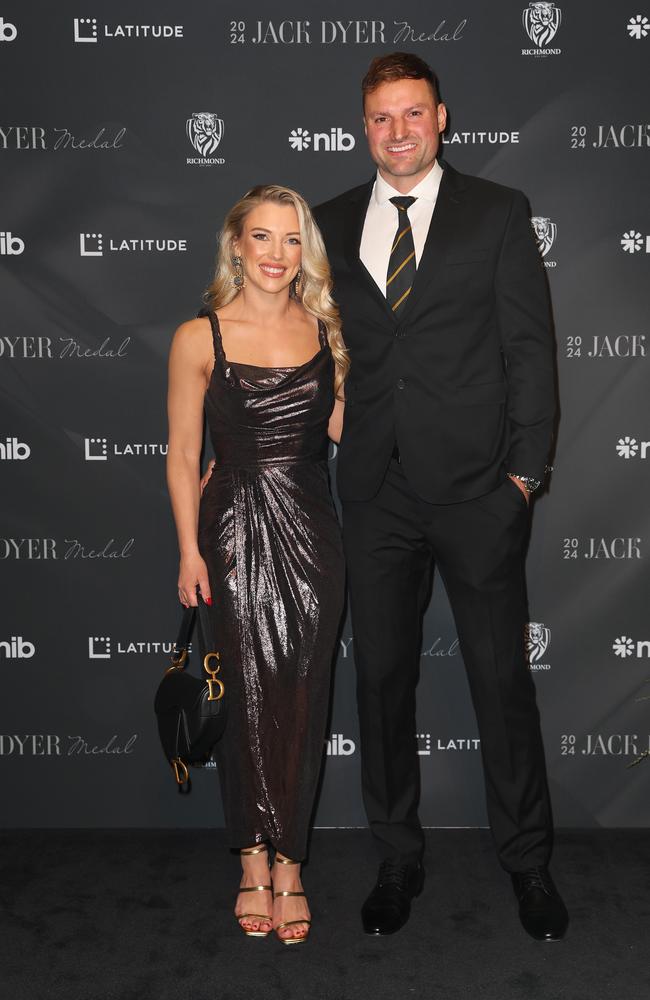 Toby Nankervis and wife Haley. Picture: Mark Stewart