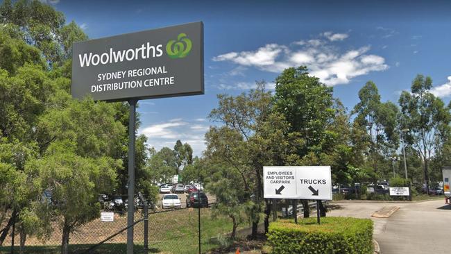 Woolworths’ Regional Distribution Centre in Minchinbury employs 515 staff. Picture: Google Maps