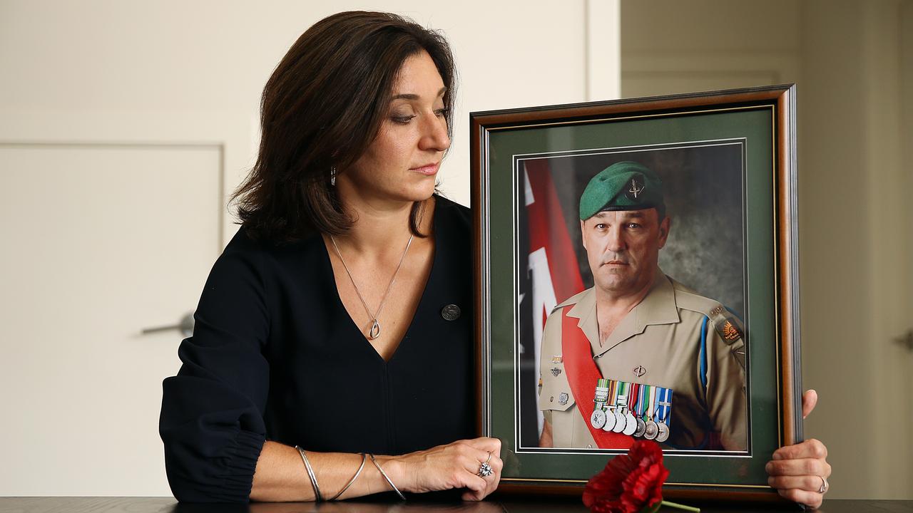 Gwen Cherne has shared her difficult story on countless occasions to raise awareness of the issue of PTSD and mental illness in the veteran and veterans’ families communities. Picture: Sam Ruttyn