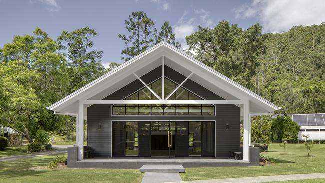 Yoga pavilion at Eden Health Retreat.