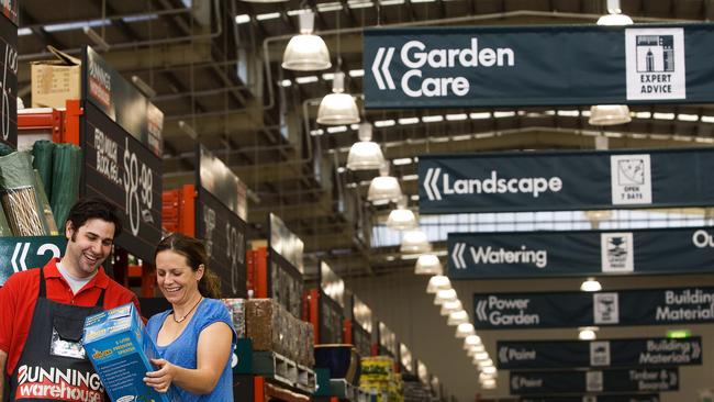 Unlike independent stores, large chains like Bunnings carry massive buying power, brand recognition, and logistic resources. Picture: Bloomberg News