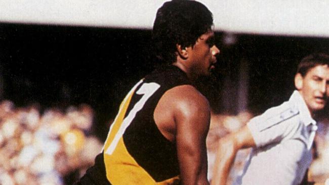 Richmond and South Fremantle star Maurice Rioli was inducted into the Australian Football Hall of Fame.