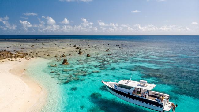 Beach at Haggerstone Island. The attack took place 28km east of the island. Picture: TEQ Supplied