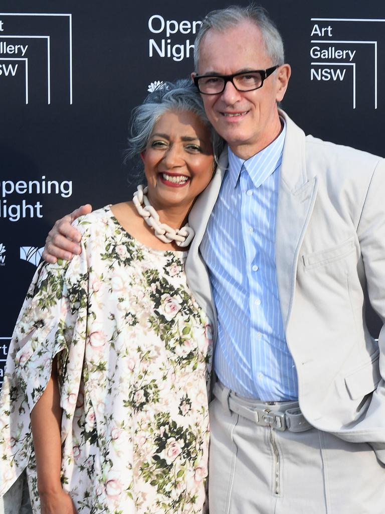 Tina and Michael Brand. Picture: Belinda Rolland/AGNSW